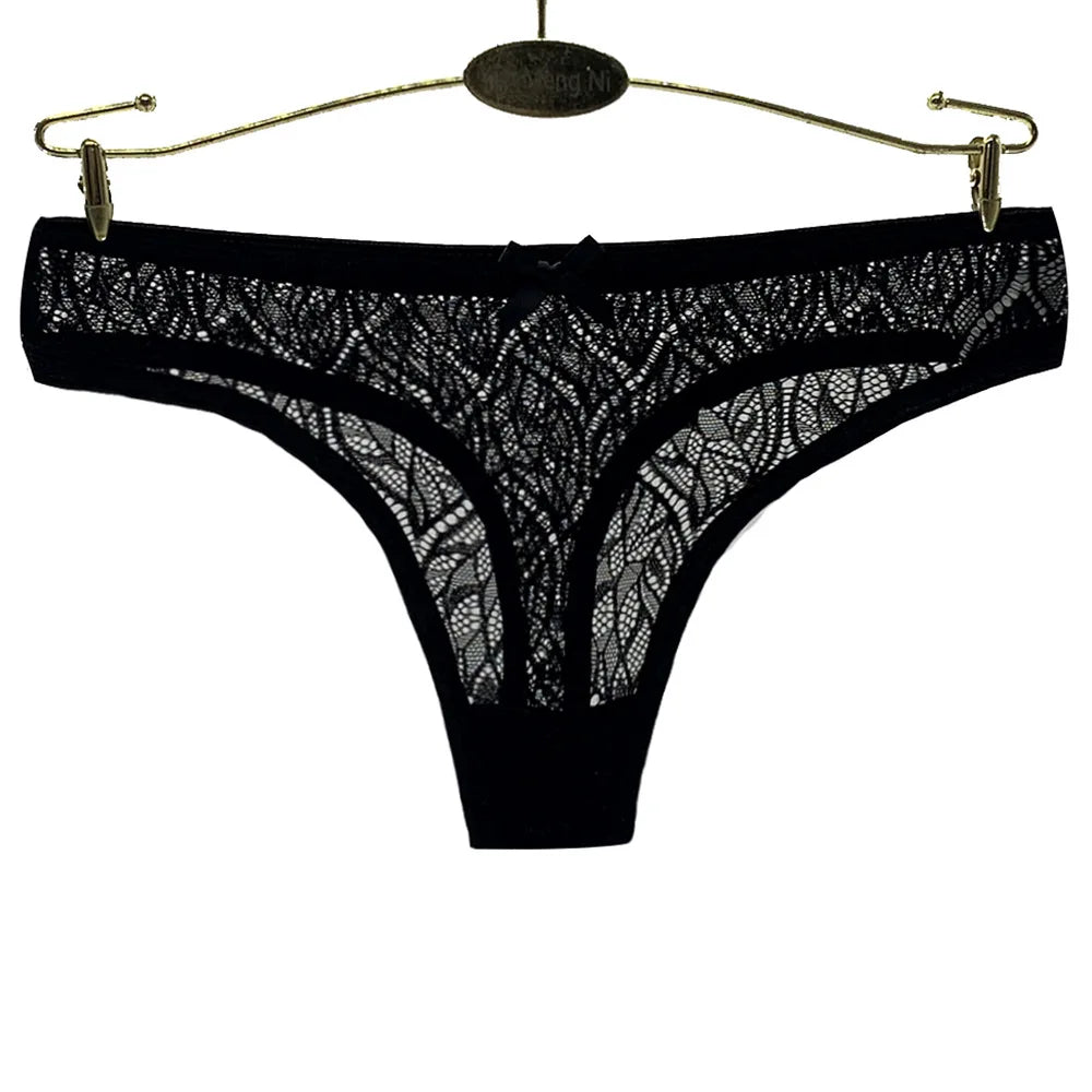 Sexy Lace Silk Underwear Cotton Crotch Lingerie