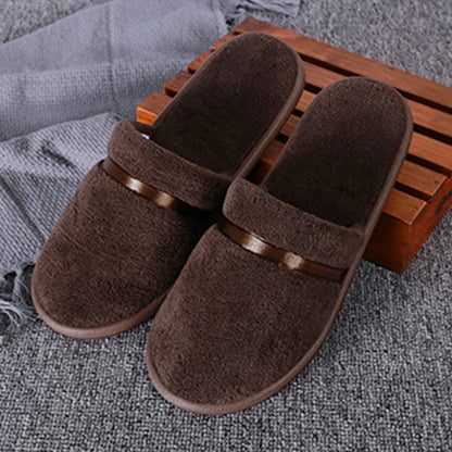 Fur plush Home Flat Slippers