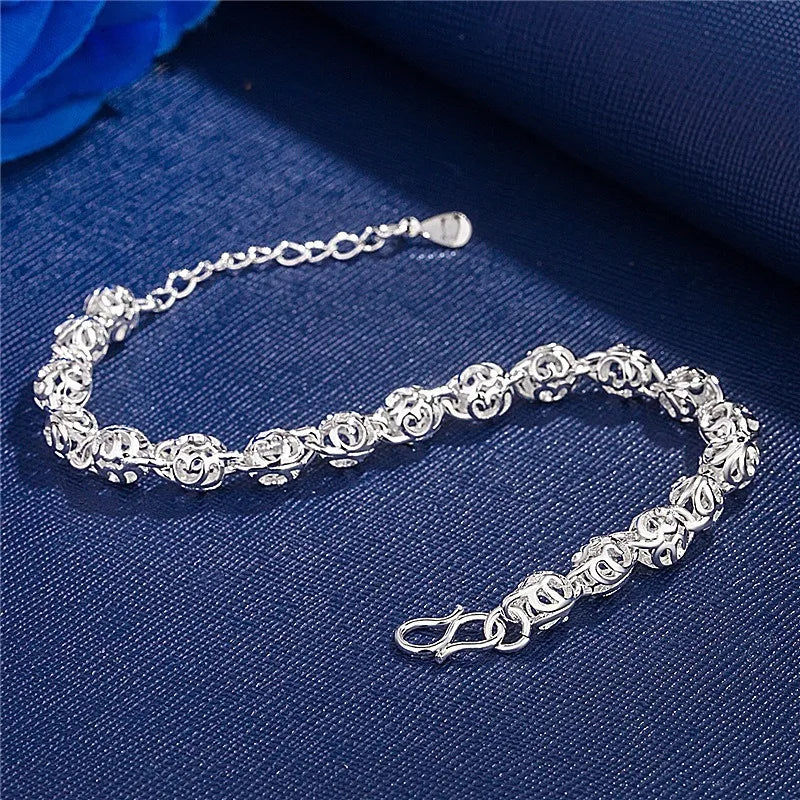 DANA 925 Sterling Silver Ball Bracelets