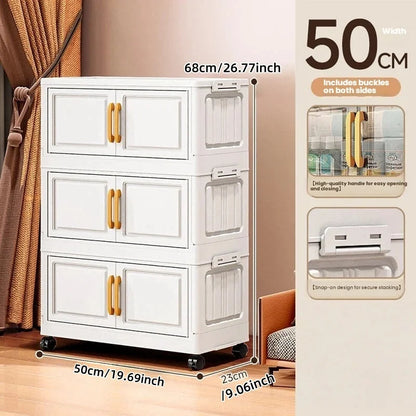 Double-door living room storage cabinet