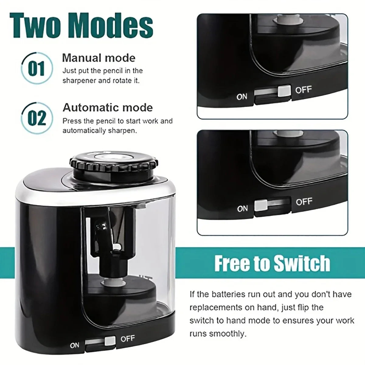 Desktop Electric Sharpener Assembly Automatic Pencil Sharpener