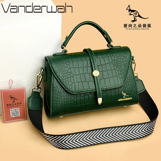 Crocodile Leather Crossbody Shoulder Messenger Sac Luxury Handbags