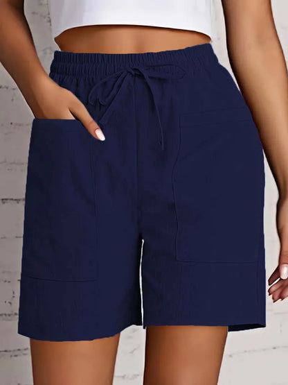 High Waist 4 Inch Loose Fit Casual Shorts