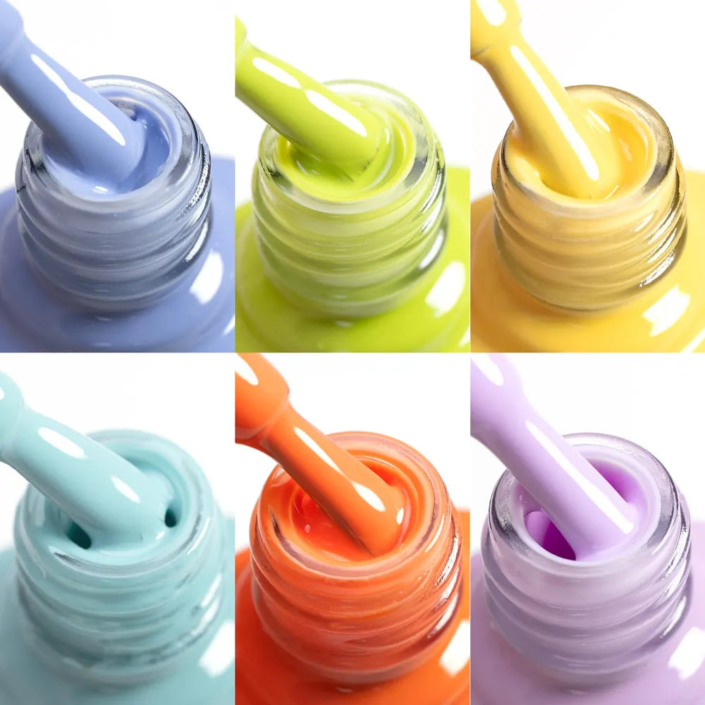 Glitter LED French Nail Polish