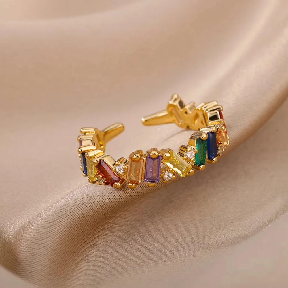 DANA Colorful Zircon Rings