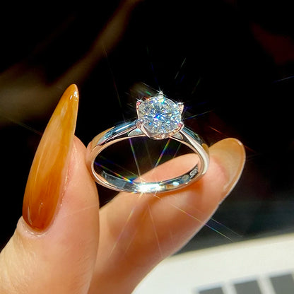 DANA 0.5-2ct Real Moissanite Ring