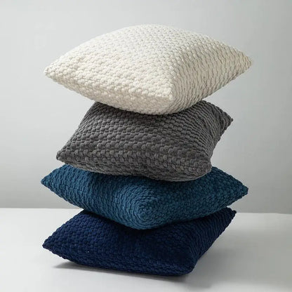 Soft velvet double-sided design sofa cushion cover