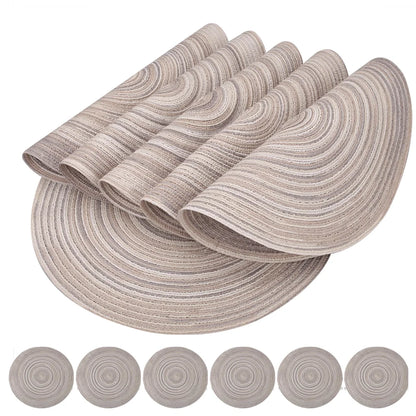 Dining Table 34cm Woven Heat Resistant Place Mats