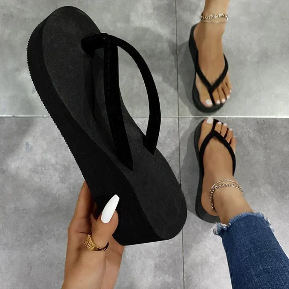 Wedges Flip Flops Foam Slippers
