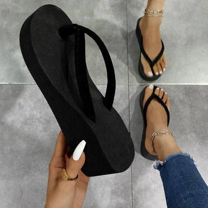 Wedges Flip Flops Foam Slippers