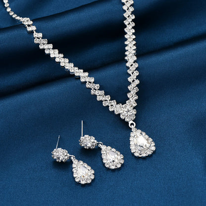 Water Drop Banquet Necklace Set