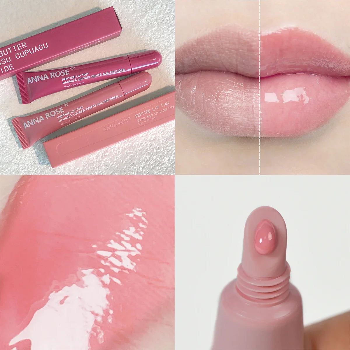 Jelly Gloss Shades Moisturizing Lip Gloss Long-Lasting Shiny Lip Color Set