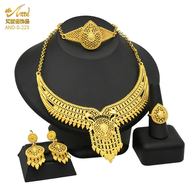 African Jewelry Big Necklace Jewelry Set