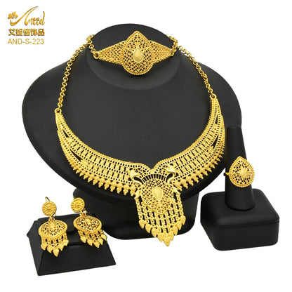 African Jewelry Big Necklace Jewelry Set