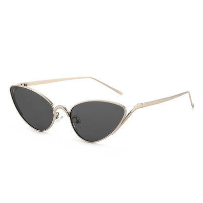 Alloy Triangle Cat Eye Y2K Sexy Outdoor Sun Glasses