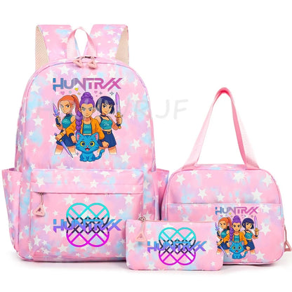 3Pcs/Set KPop Demon Hunter School Bags