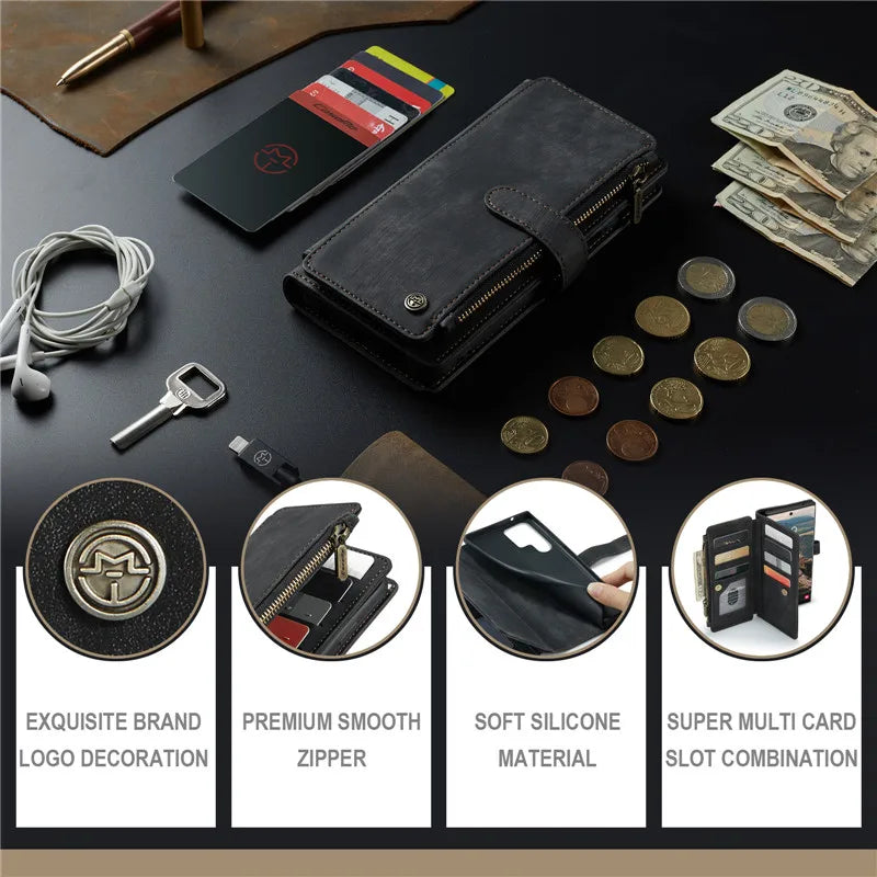 Flip Leather Phone Case Wallet Etui