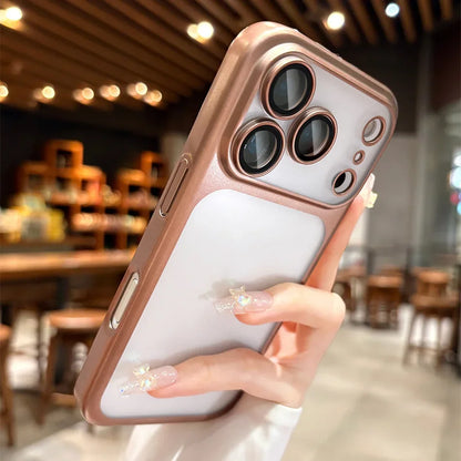 Translucent PC Phone Case For iPhone Pro Max Cover