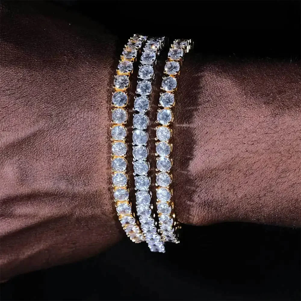 DANA 14K Gold Full Diamond Bracelets