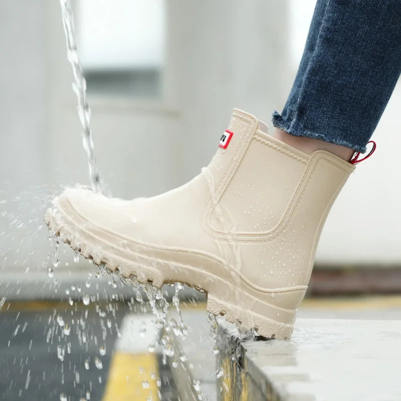 Short Rain Pvc Non-Slip Waterproof Boots