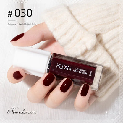 Colorful Water-Base Nail Polish 40 Colors Air Dry Peel Off Nail Art