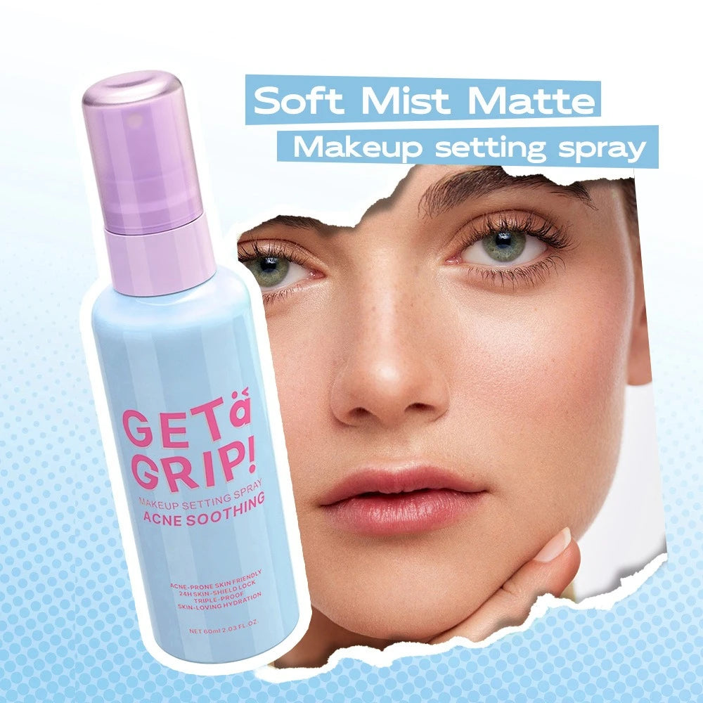 Cooling Makeup Setting Spray 60ml – Oil-Control Hydrating Waterproof Long-Lasting Unisex for All Skin Types