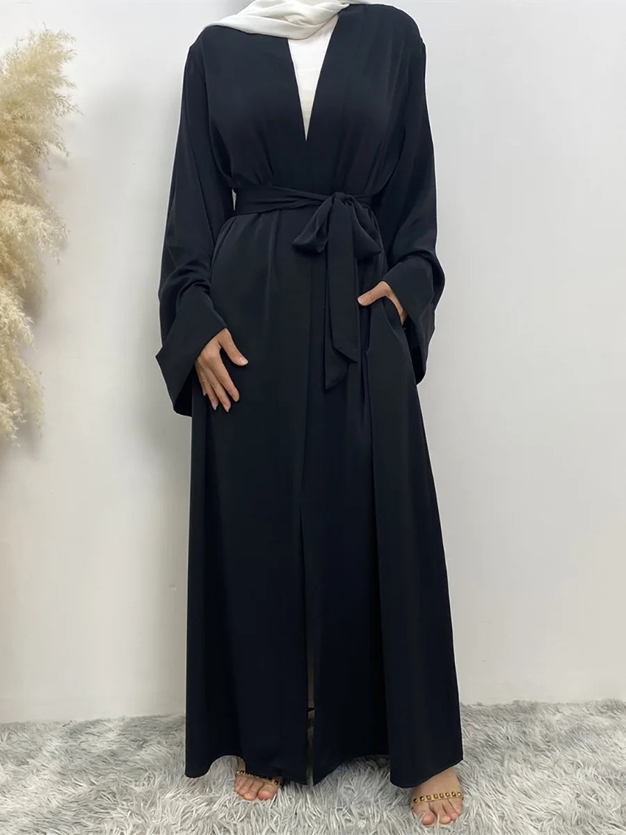 عباية رمضان إسلامية مفتوحة