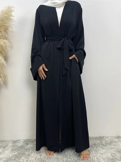 عباية رمضان إسلامية مفتوحة