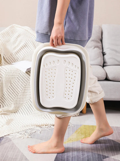 Foldable Footbath Massage Bucket Soaking Bucket