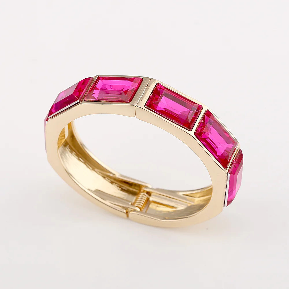 Hip Hop Drip Oil Cuff Geometric Bracelet