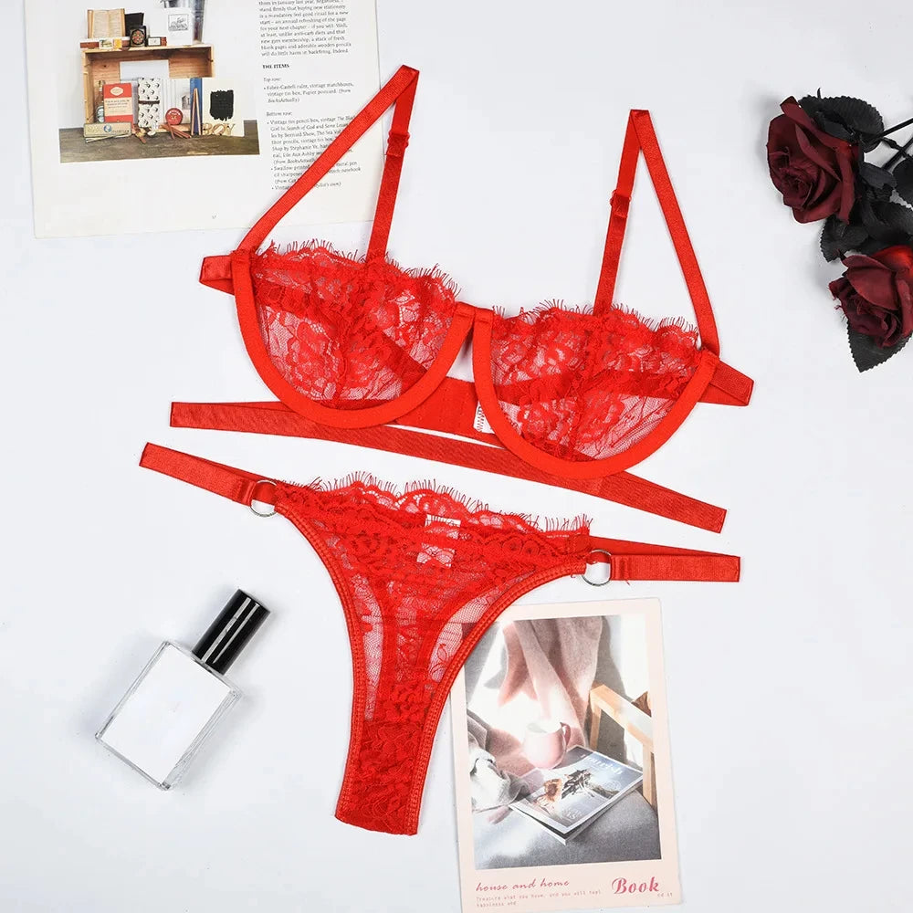 Sexy Transparent Underwear Lingerie Sets