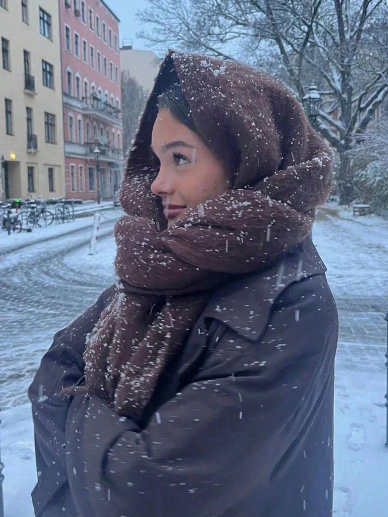 Luxury Cashmere Thickened Warm Shawl Scarf