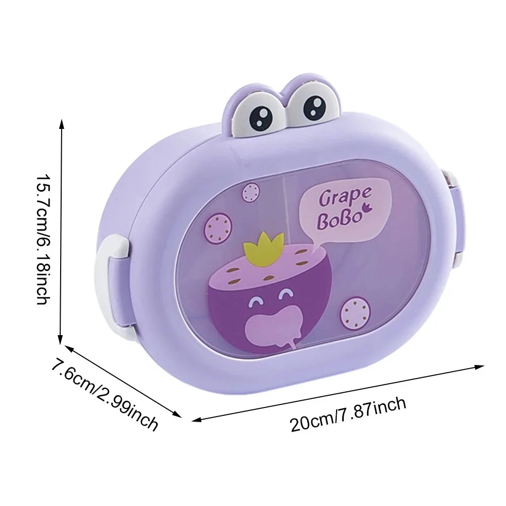 Cute Bear Lunch Box With Compartments Lunch Food Container