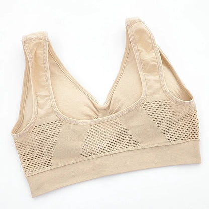 Breathable Bra Sweat Pad Running Fitness Sports Top