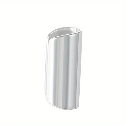 Simple Long Tube Geometric Stainless Steel Ear Clip