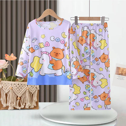 Sleepers Cartoon Boutique Long Sleeve 3 4 5 6 7 8 9 10 11 12 Yrs Pajamas