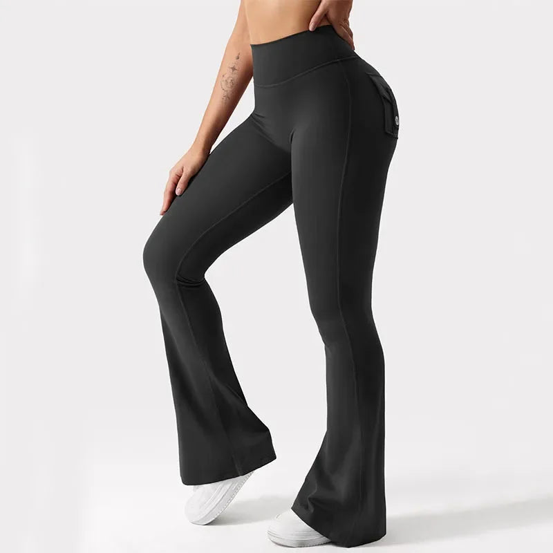 Wide Leg High Stretch Yoga Leggings Pant ﻿