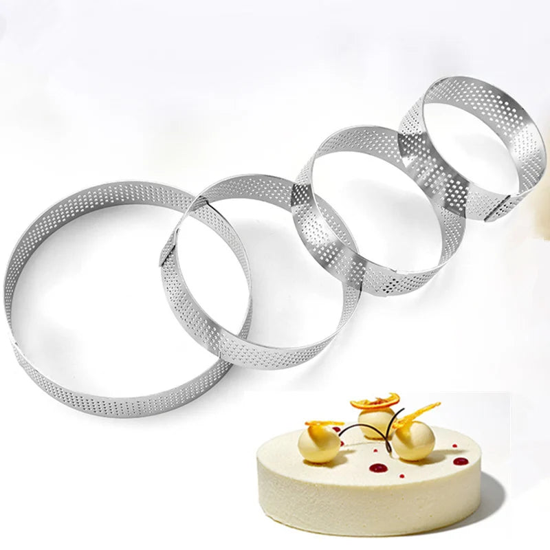 Stainless steel kitchen cake molds heat resistant