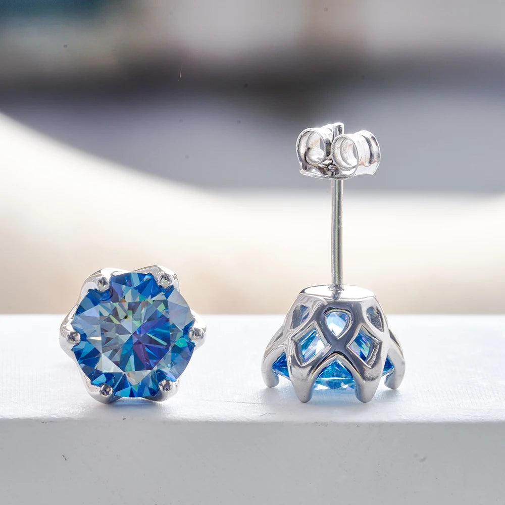 DANA 1/2/4CT VVS Russian Diamond Earrings