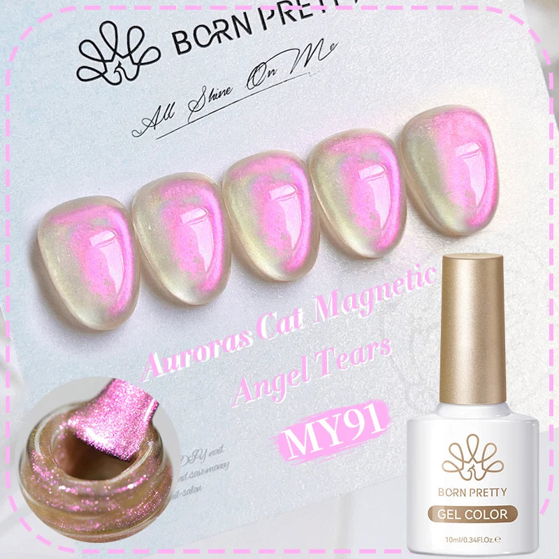 Dark Red Cat Magnetic Gel Nail Polish