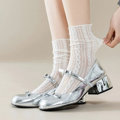 Calcetines de malla adorables para chicas kawaii japonesas