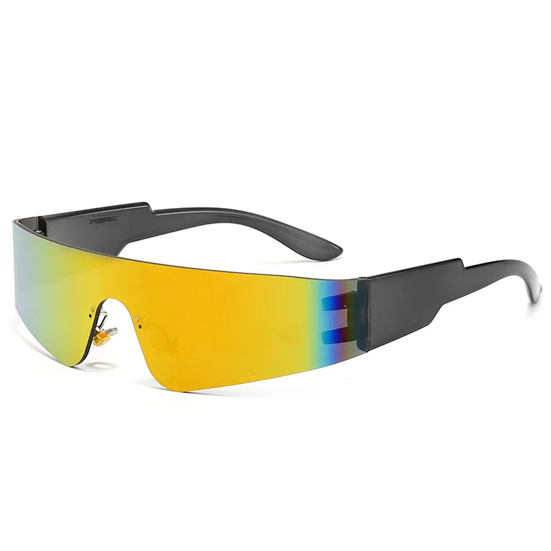 Sports Cyberpunk Frameless Anti Ultraviolet Sunglasses