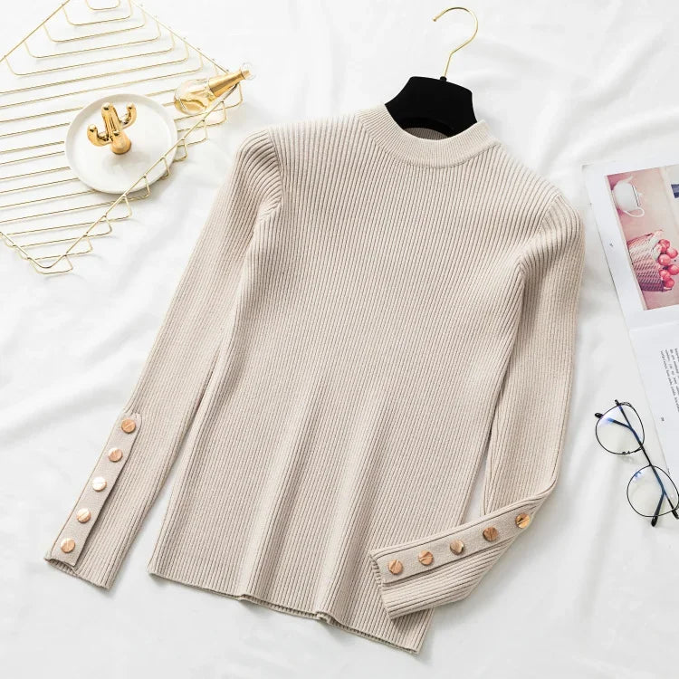 Long Sleeve O-neck Chic Sweater