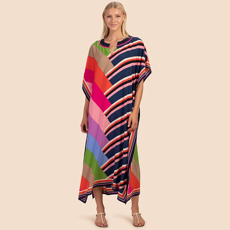 Kaftan Dress Over Size Beach Dress Cover Up