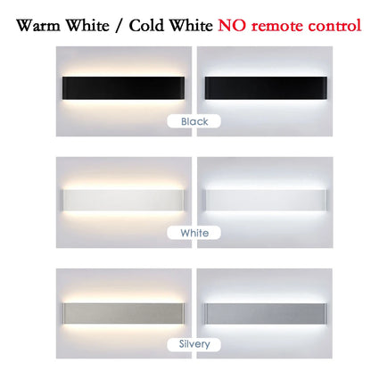 LED Wall Lamp Dimmable 110/220V Indoor Light