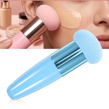 Mushroom Head Makeup Brush Puff Beauty Makeup Sponge With Handle Make-up