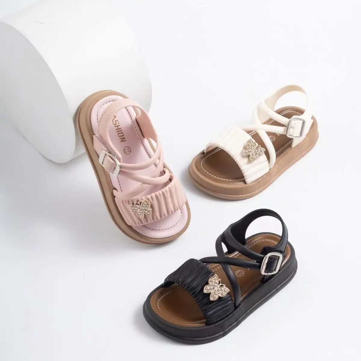Korean Style Open-Toe Elegant Princess Cute Versatile Sandals