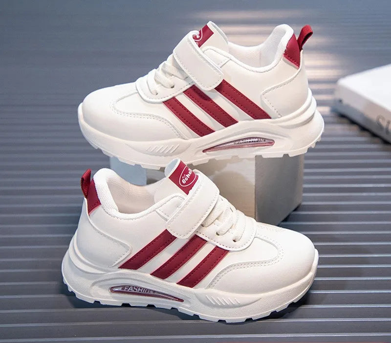 Fall Sport Patchwork Stripes Sneakers