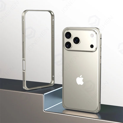 Light Aluminum Metal Frame Thin Case Bumper For iPhone 17  Max Alloy Titanium Protect Back