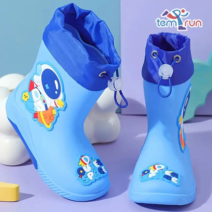 Cartoon Girl Rabbit Rain Boots Rubber Waterproof Shoes